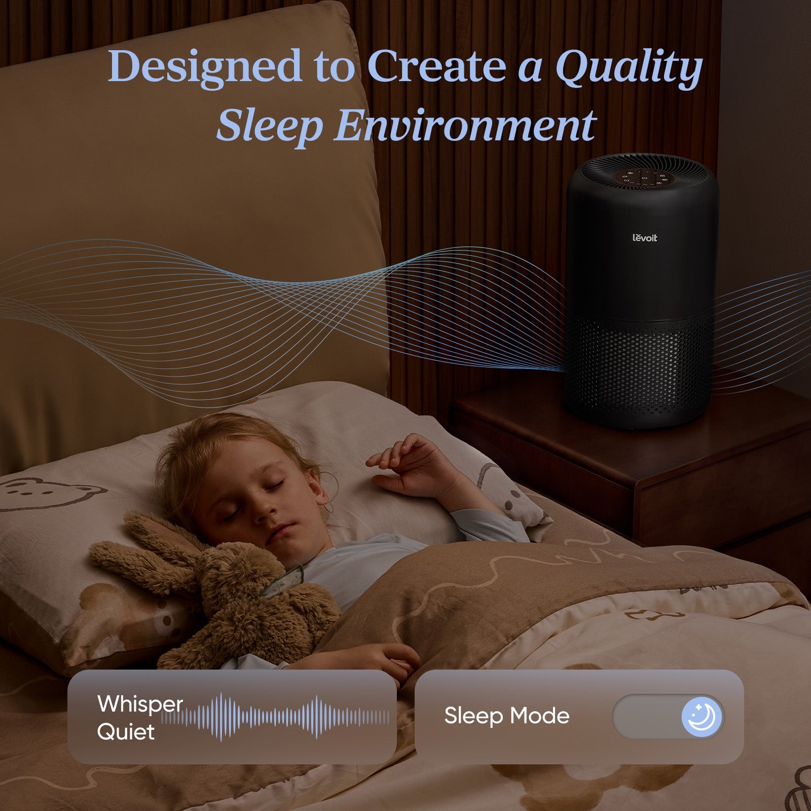Levoit Core® 300-P Black Air Purifier - Image 7