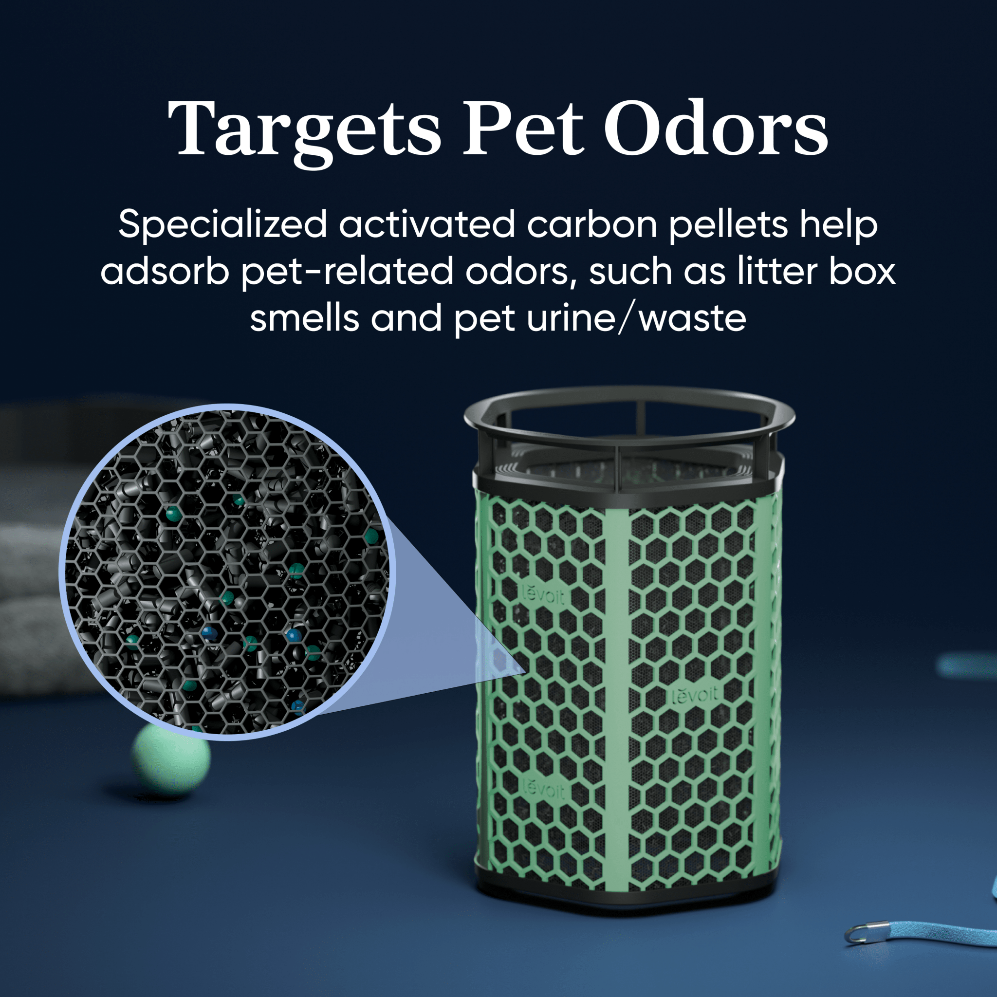 Levoit Eleva? 300X Pet Activated Carbon Air Purifier Filter - Image 3