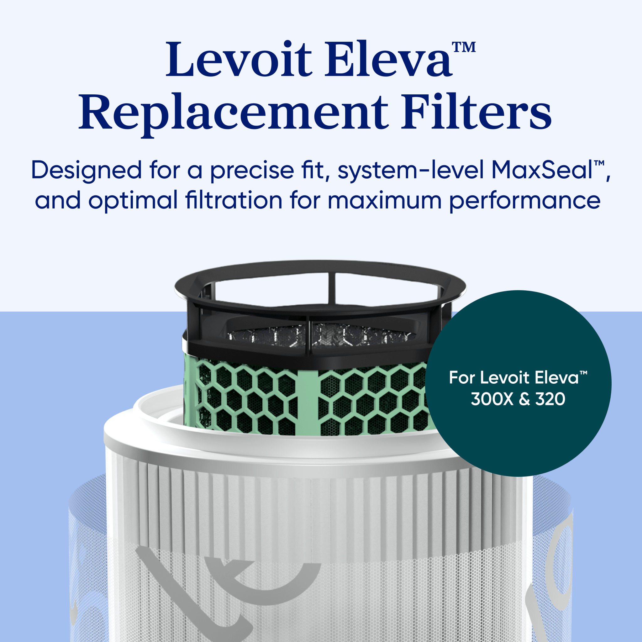 Levoit Eleva? 300X Pet Activated Carbon Air Purifier Filter - Image 5